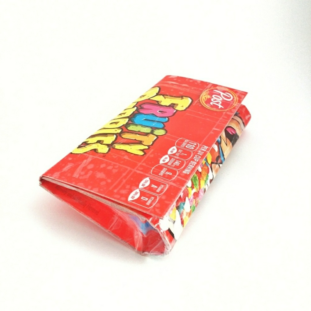 Cute Red Wallet for Women, Fun Flintstones Clutch - Picture 4 of 5